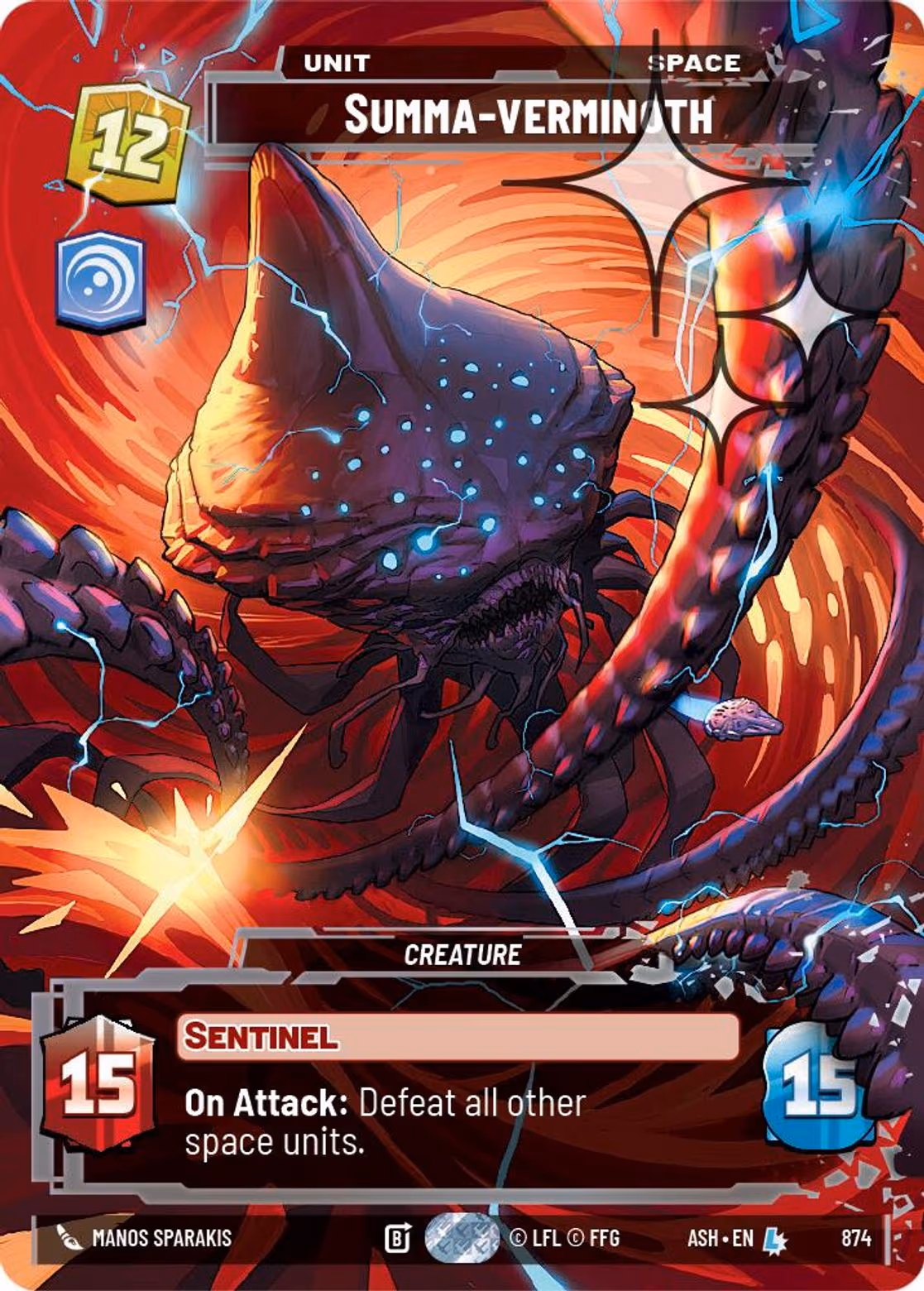 Summa-verminoth ASH-874 Prestige Foil Star Wars Unlimited card
