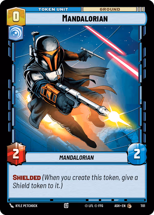 Mandalorian ASH-T01 Star Wars Unlimited card