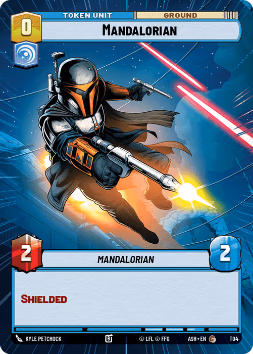 Mandalorian ASH-T04 Hyperspace Star Wars Unlimited card
