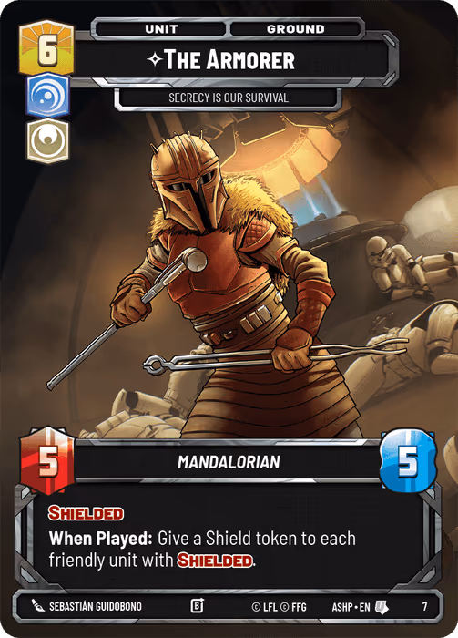 The Armorer - Secrecy is Our Survival ASHOP-007 Star Wars Unlimited card