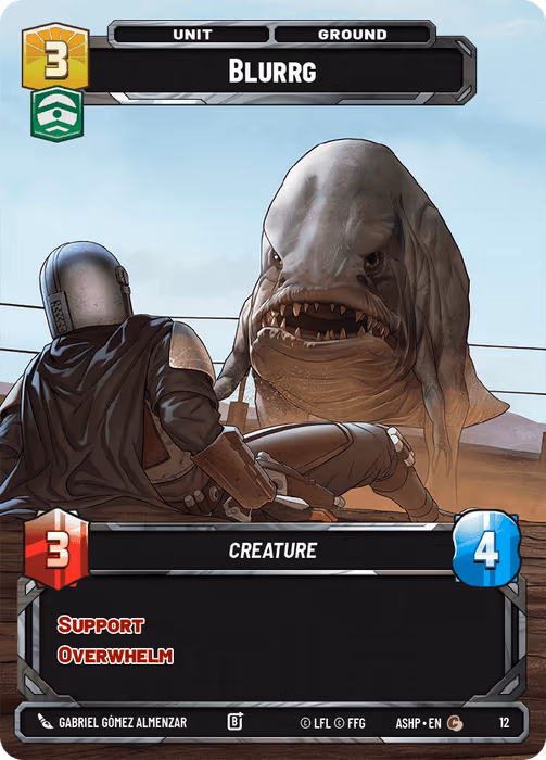 Blurrg ASHOP-012 Star Wars Unlimited card