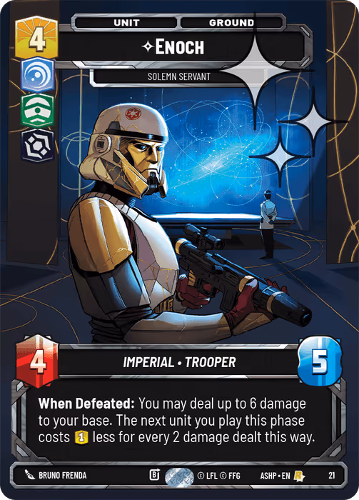 Enoch - Solemn Servant ASHOP-021 OP Promo Foil Star Wars Unlimited card