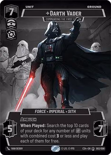 2024 Conventions Exclusives Star Wars Unlimited card