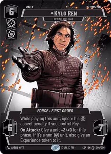 Kylo Ren - Killing the Past C24-004 Star Wars Unlimited card