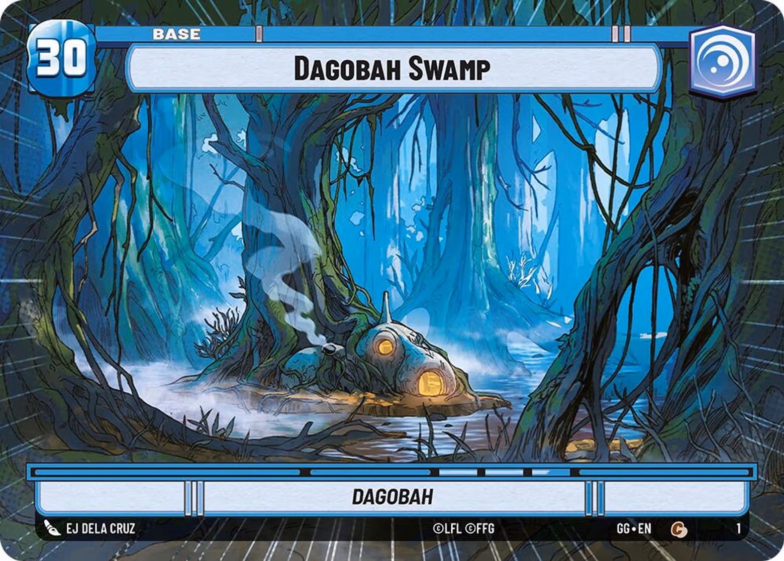 Dagobah Swamp - Dagobah GG-1 Star Wars Unlimited card