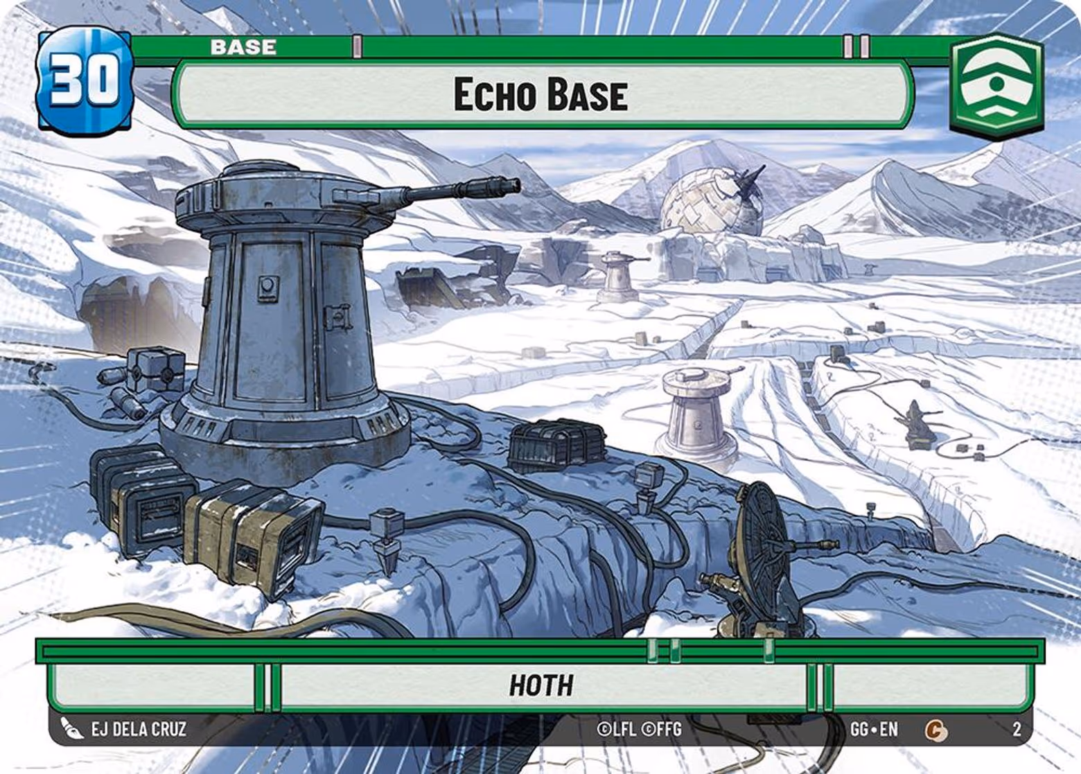 Echo Base - Hoth GG-2 Star Wars Unlimited card