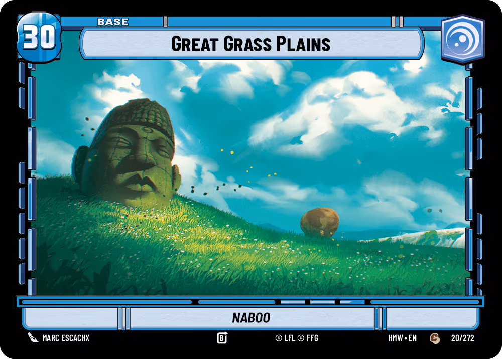 Great Grass Plains - Naboo HMW-020 Star Wars Unlimited card