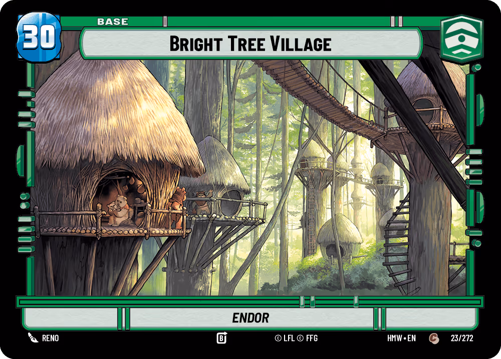 Bright Tree Village - Endor HMW-023 Star Wars Unlimited card