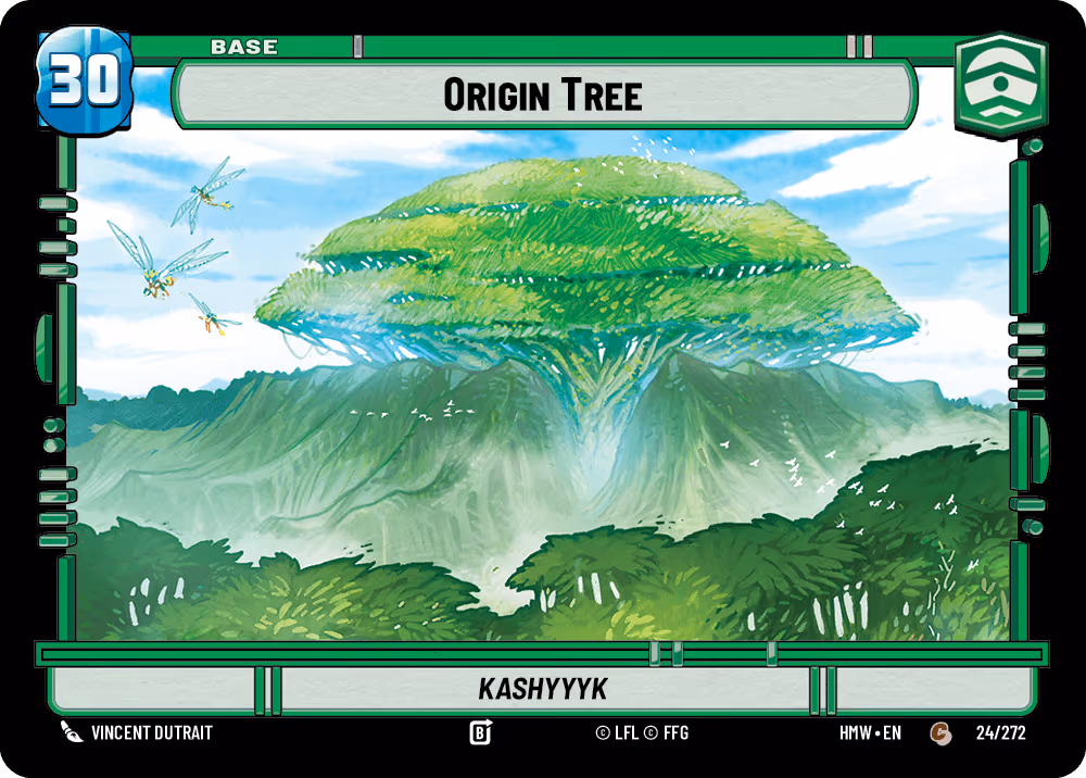 Origin Tree - Kashyyyk HMW-024 Star Wars Unlimited card