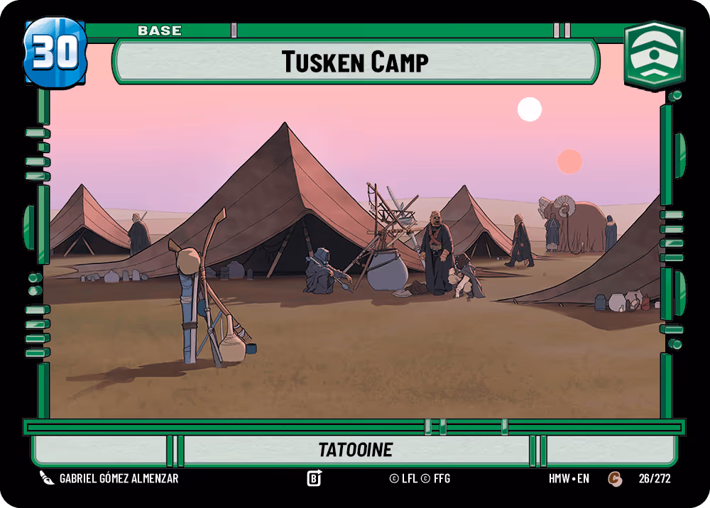 Tusken Camp - Tatooine HMW-026 Star Wars Unlimited card