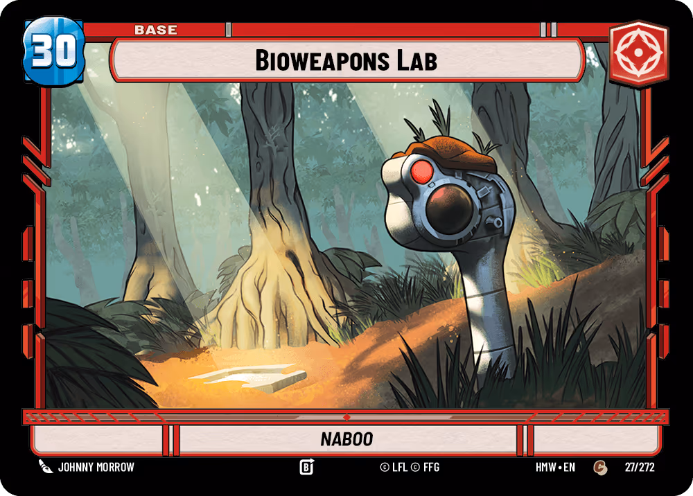 Bioweapons Lab - Naboo HMW-027 Star Wars Unlimited card