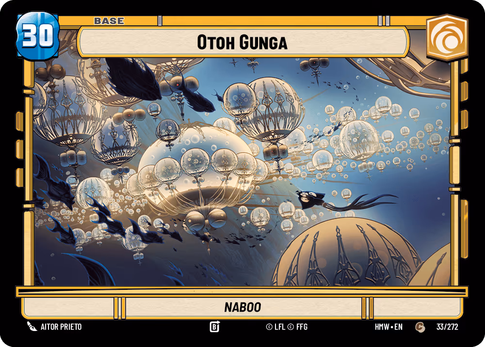 Otoh Gunga - Naboo HMW-033 Star Wars Unlimited card