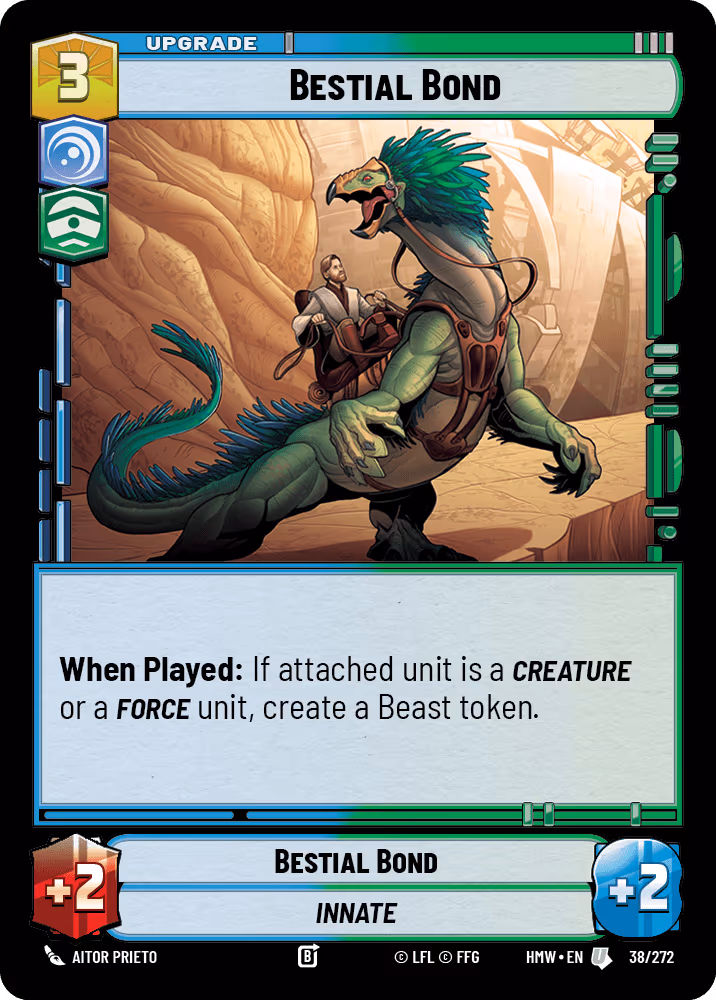 Bestial Bond HMW-038 Star Wars Unlimited card