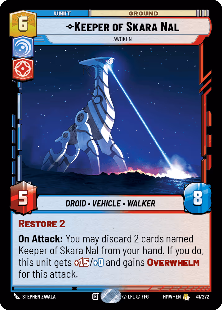 Keeper of Skara Nal - Awoken HMW-041 Star Wars Unlimited card