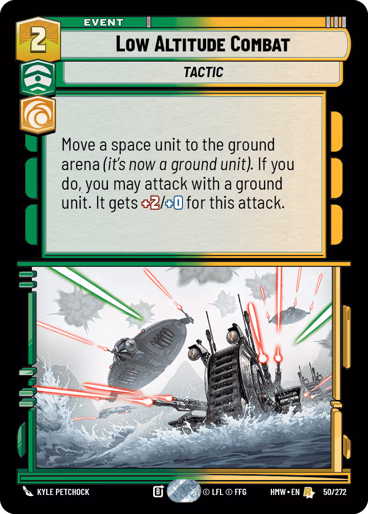 Low Altitude Combat HMW-050 Star Wars Unlimited card