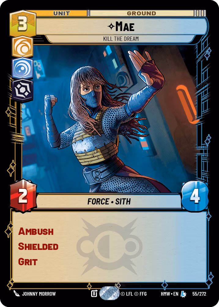 Mae - Kill the Dream HMW-055 Star Wars Unlimited card