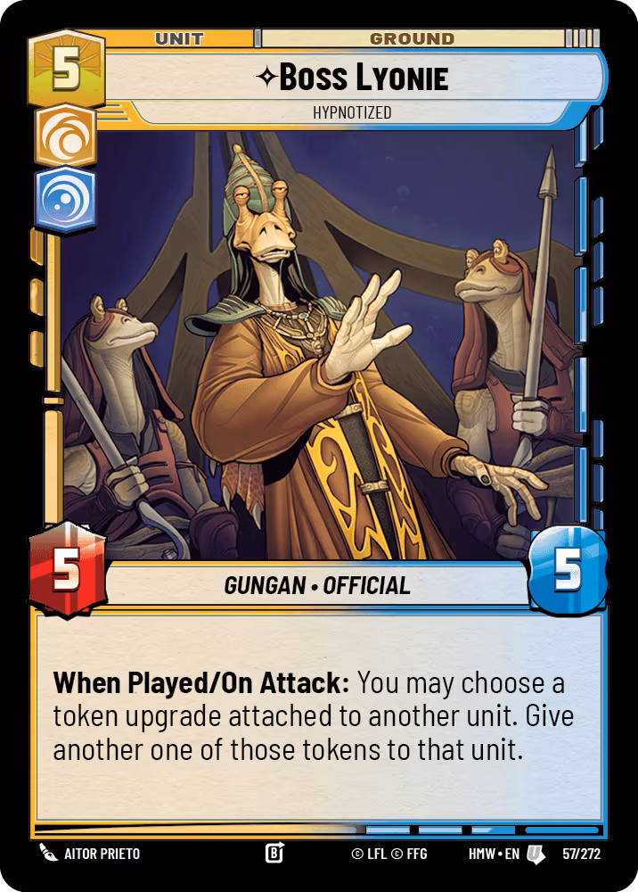 Boss Lyonie - Hypnotized HMW-057 Star Wars Unlimited card