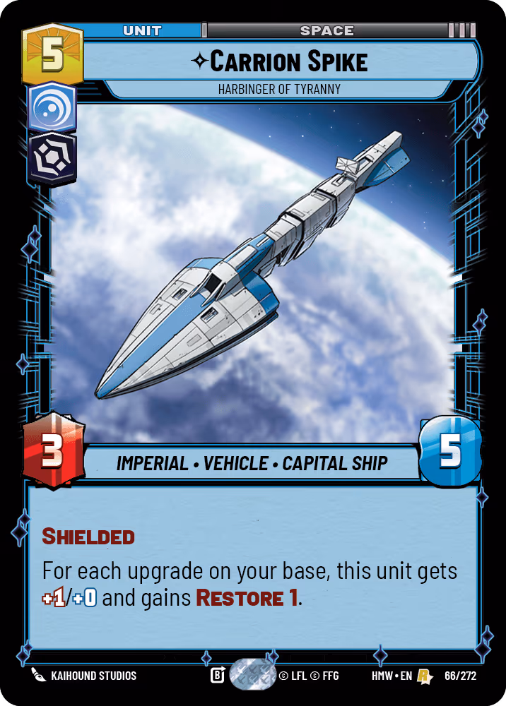 Carrion Spike - Harbinger of Tyranny HMW-066 Star Wars Unlimited card