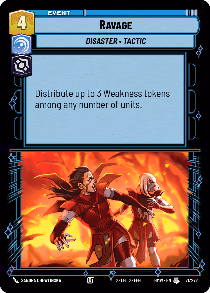 Ravage HMW-071 Star Wars Unlimited card