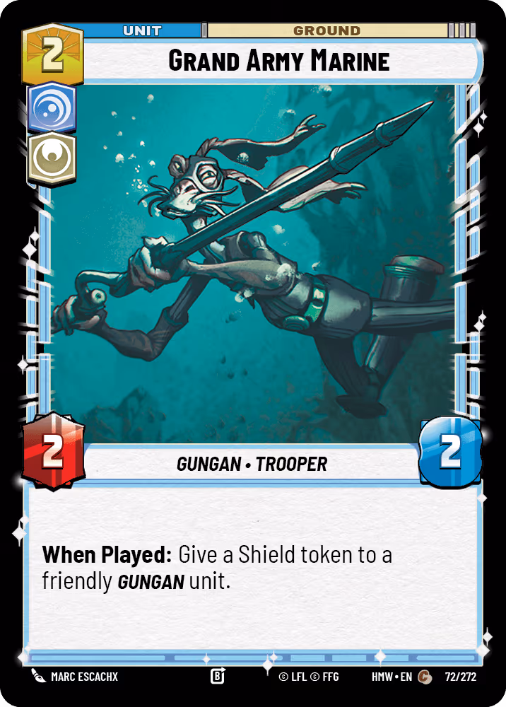 Grand Army Marine HMW-072 Star Wars Unlimited card