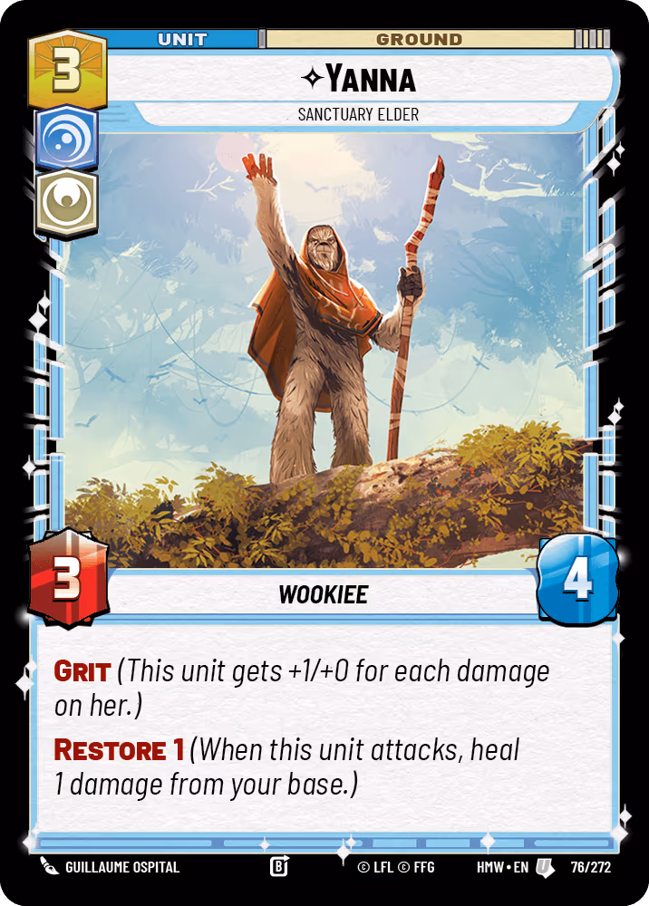 Yanna - Sanctuary Elder HMW-076 Star Wars Unlimited card