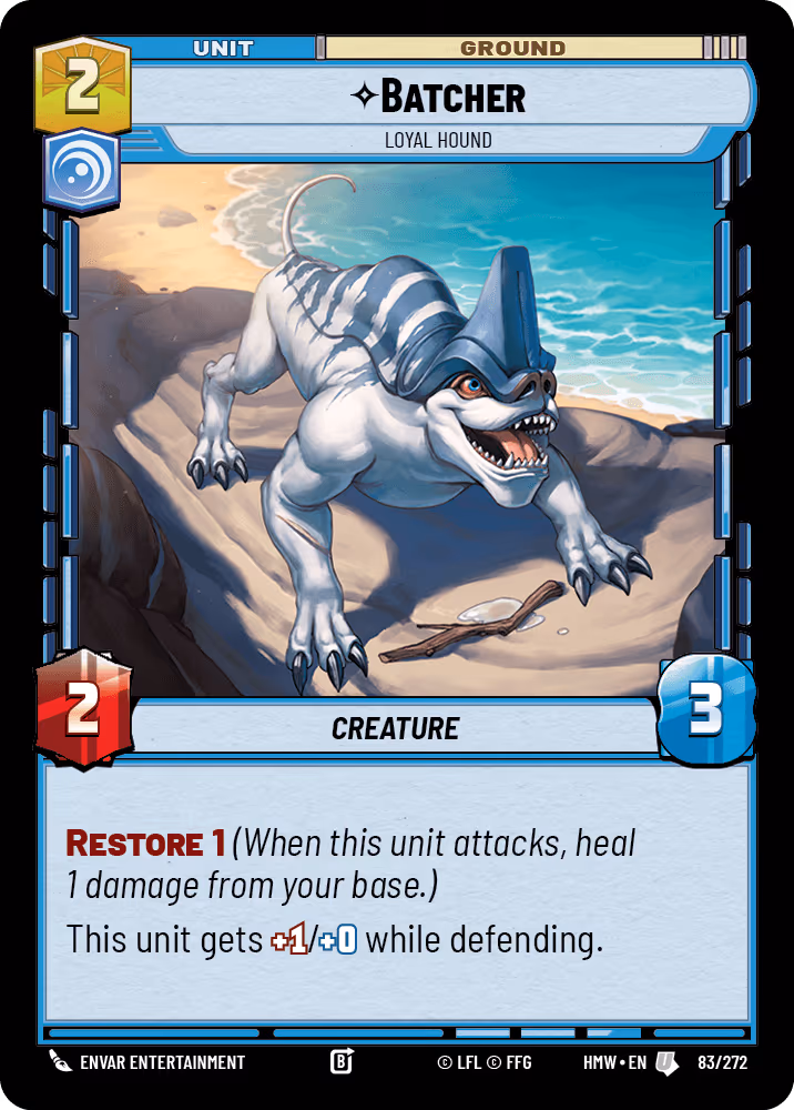 Batcher - Loyal Hound HMW-083 Star Wars Unlimited card