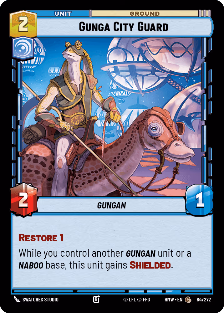 Gunga City Guard HMW-084 Star Wars Unlimited card