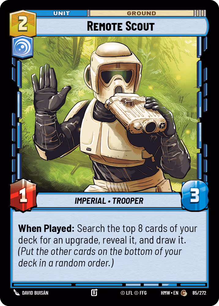 Remote Scout HMW-085 Star Wars Unlimited card