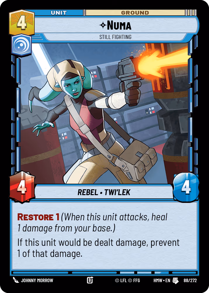 Numa - Still Fighting HMW-088 Star Wars Unlimited card