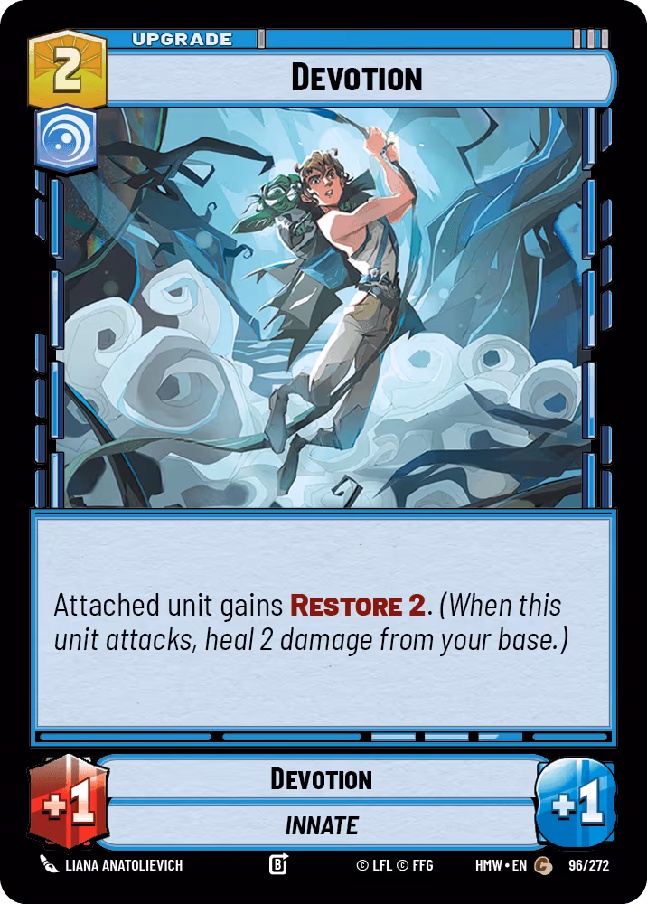 Devotion HMW-096 Star Wars Unlimited card