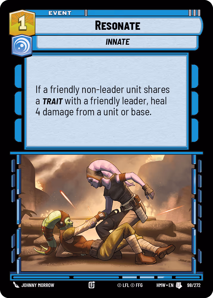 Resonate HMW-098 Star Wars Unlimited card