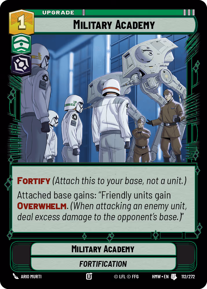 Military Academy HMW-112 Star Wars Unlimited card