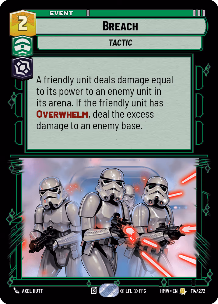 Breach HMW-114 Star Wars Unlimited card