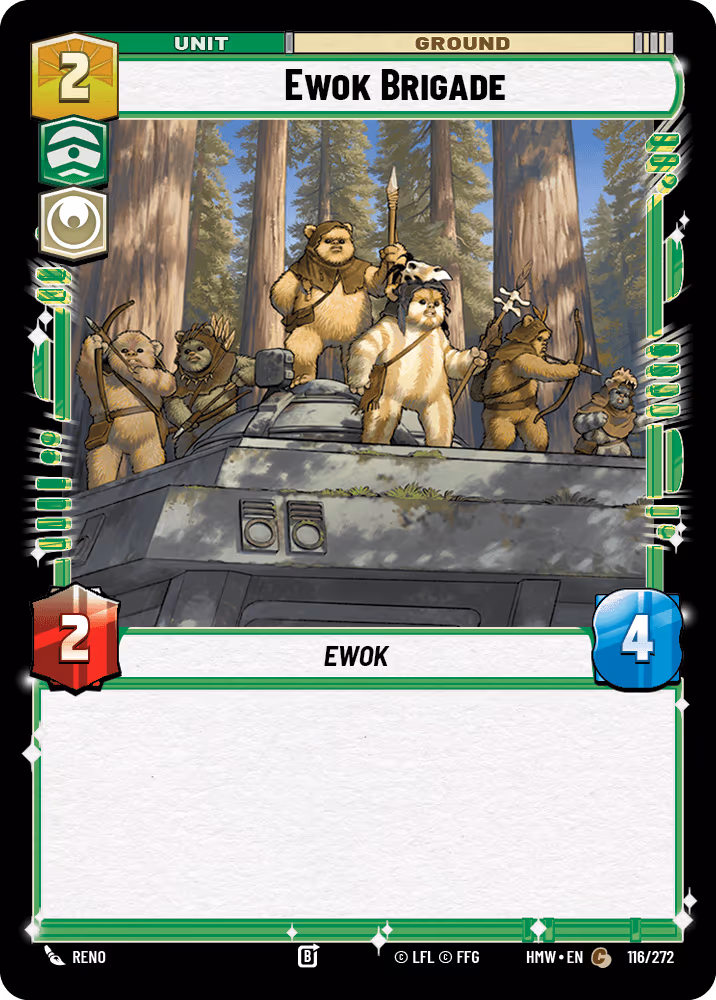 Ewok Brigade HMW-116 Star Wars Unlimited card