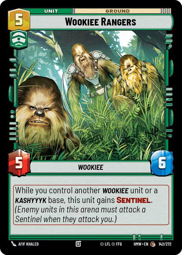 Wookiee Rangers HMW-142 Star Wars Unlimited card
