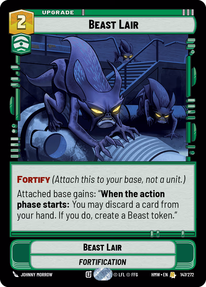 Beast Lair HMW-147 Star Wars Unlimited card