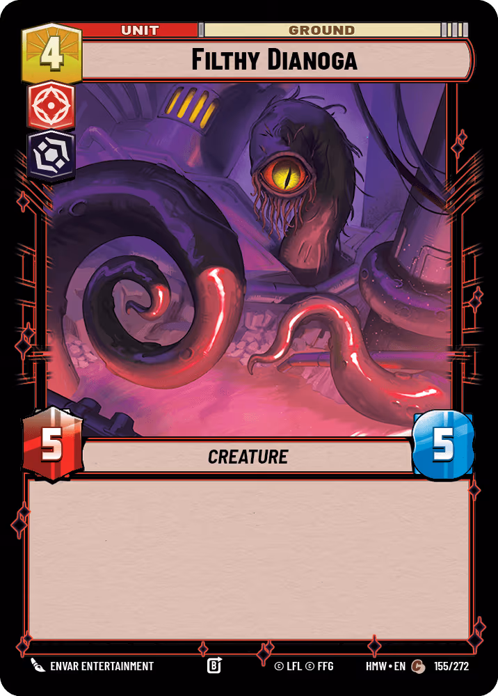 Filthy Dianoga HMW-155 Star Wars Unlimited card