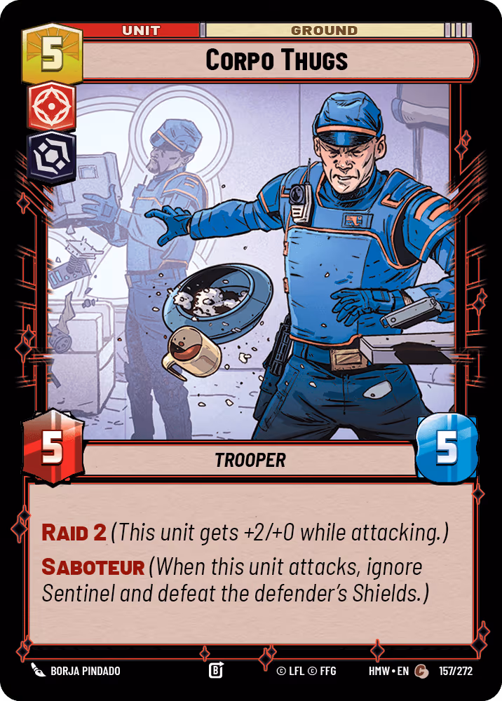 Corpo Thugs HMW-157 Star Wars Unlimited card