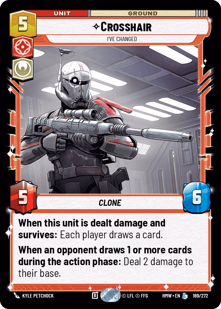 Crosshair - I've Changed HMW-169 Star Wars Unlimited card