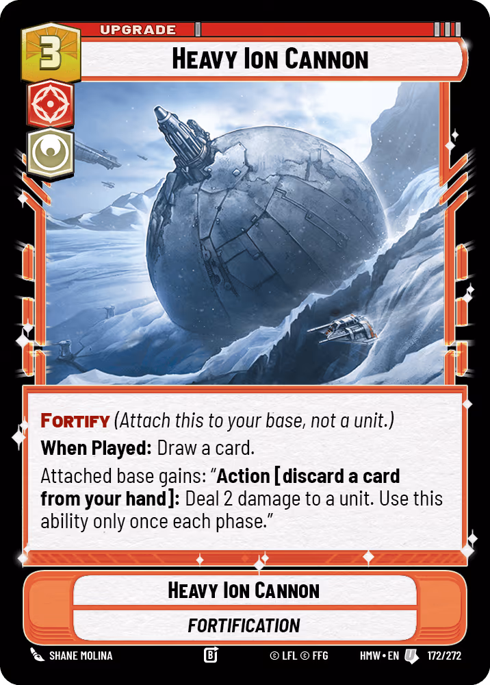 Heavy Ion Cannon HMW-172 Star Wars Unlimited card