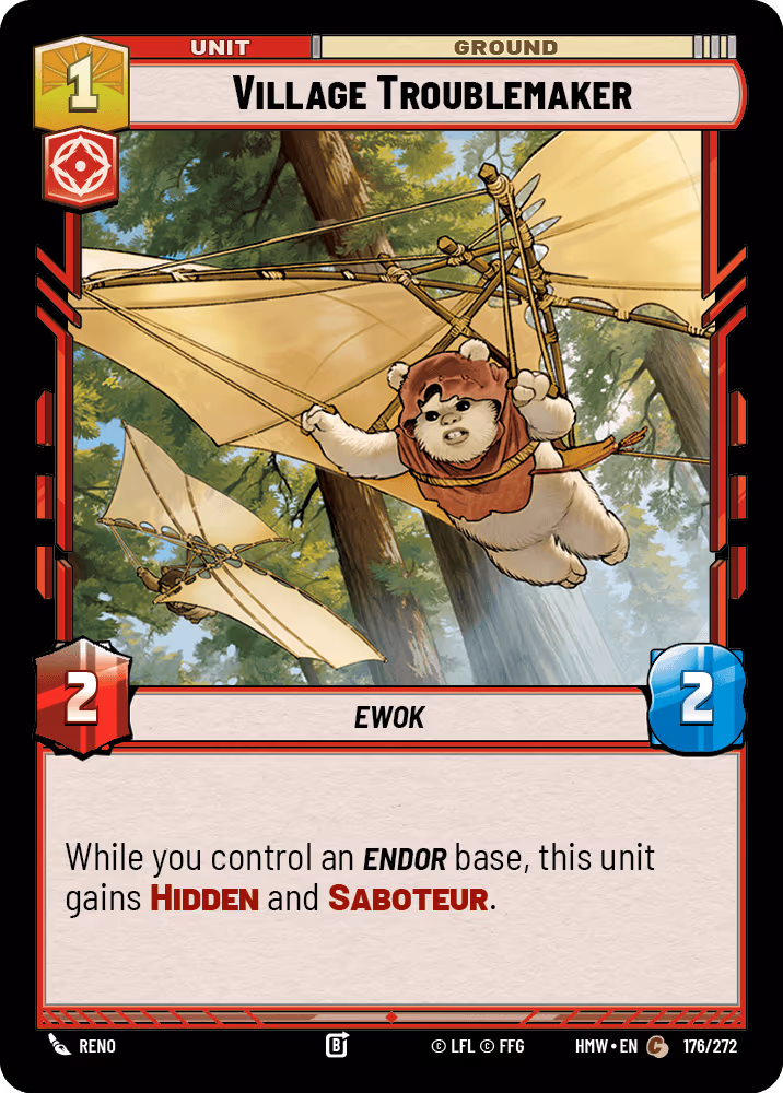 Village Troublemaker HMW-176 Star Wars Unlimited card