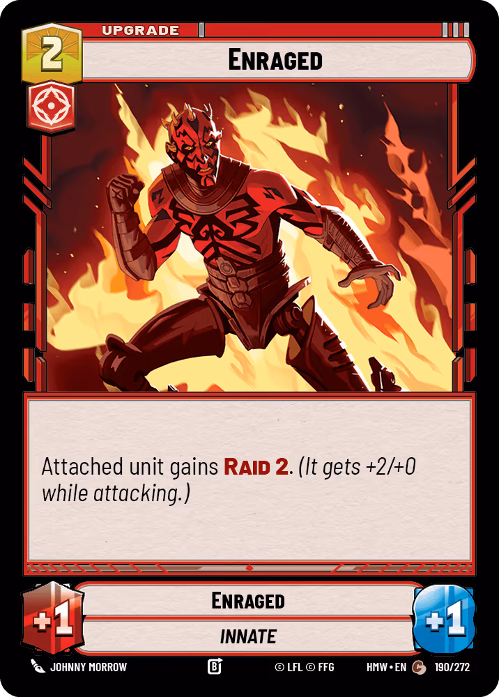 Enraged HMW-190 Star Wars Unlimited card