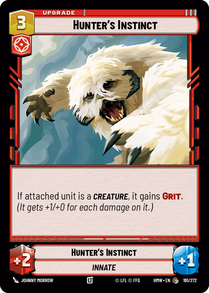 Hunter's Instinct HMW-191 Star Wars Unlimited card