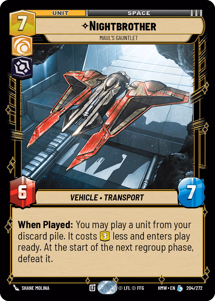 Nightbrother - Maul's Gauntlet HMW-204 Star Wars Unlimited card