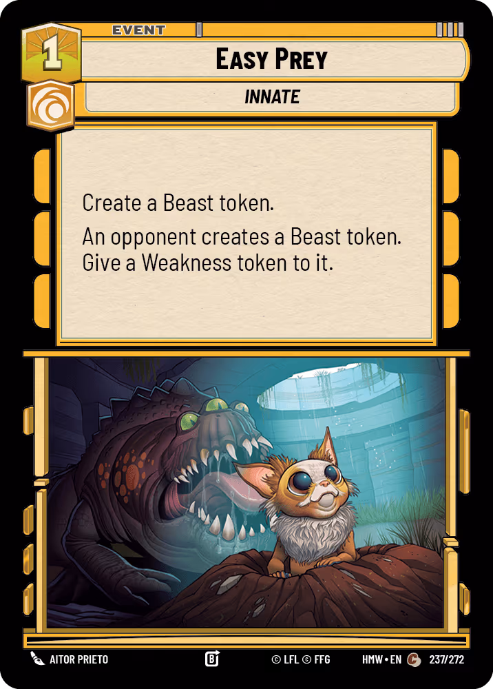 Easy Prey HMW-237 Star Wars Unlimited card
