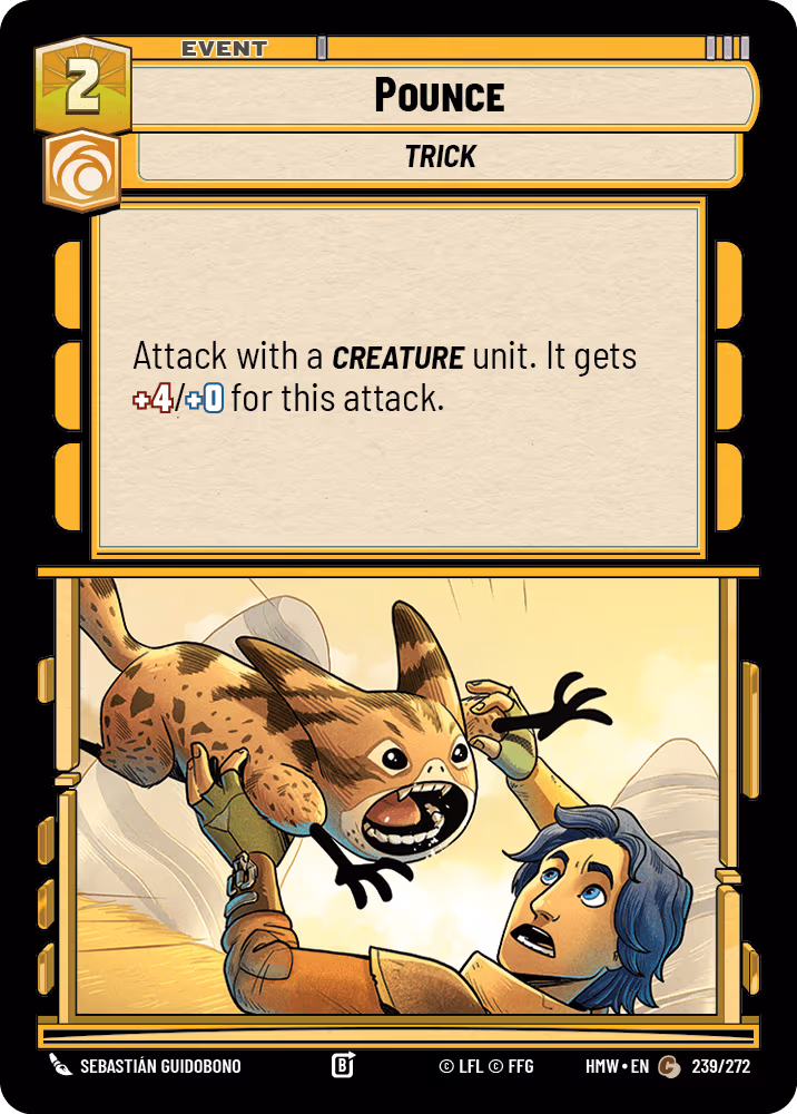 Pounce HMW-239 Star Wars Unlimited card