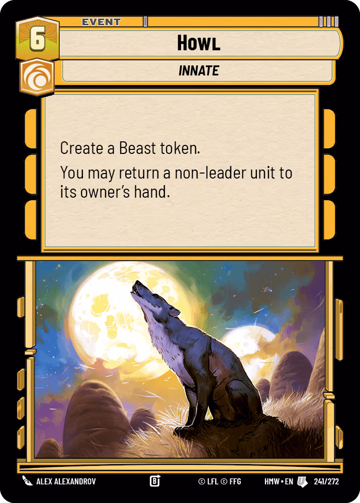 Howl HMW-241 Star Wars Unlimited card