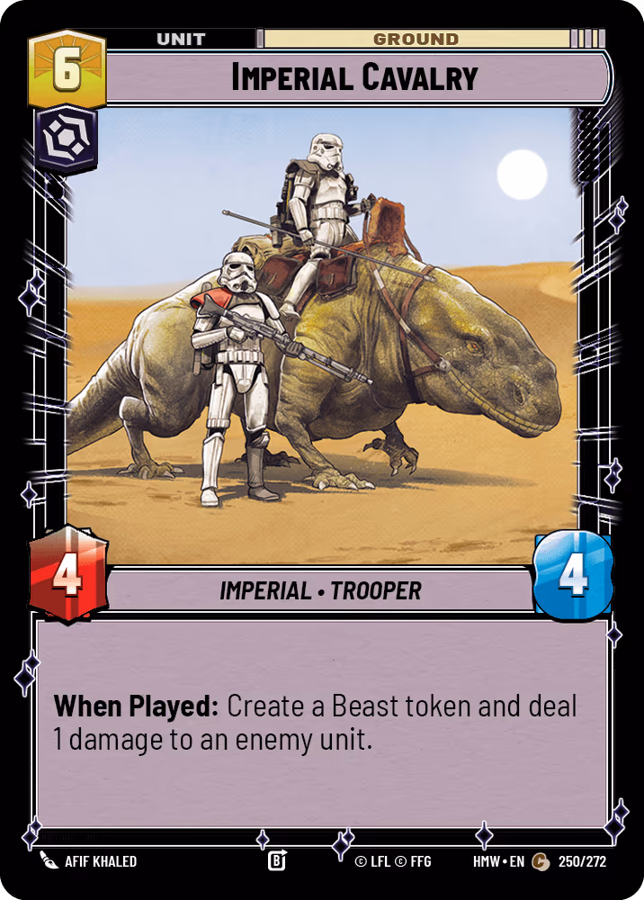 Imperial Cavalry HMW-250 Star Wars Unlimited card