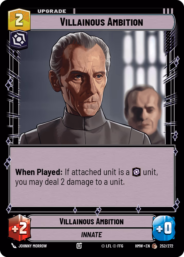 Villainous Ambition HMW-252 Star Wars Unlimited card
