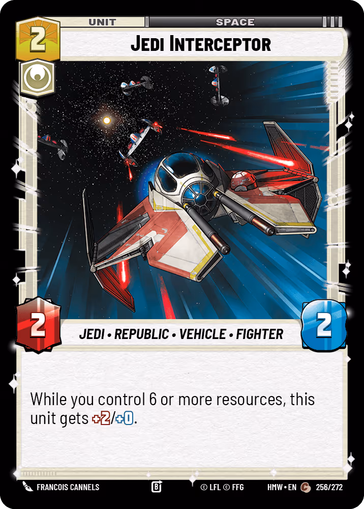 Jedi Interceptor HMW-256 Star Wars Unlimited card